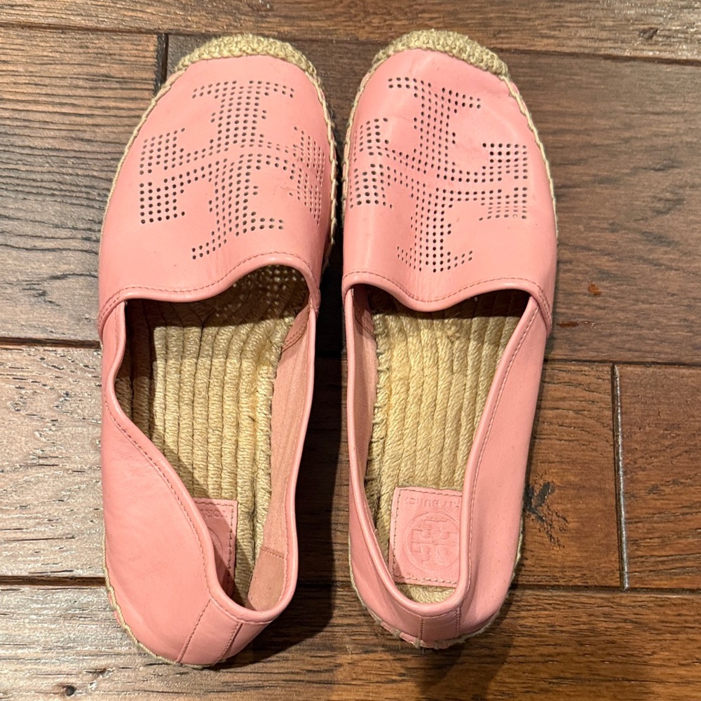 Tory Burch Blush Espadrille Slip-Ons - Picture 2 of 3